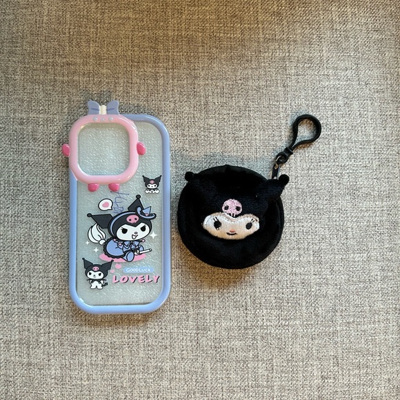 2 Items for $16, Carton Kuromi Style iPhone Case and Coin Purse/Keychain - Picture 3 of 6